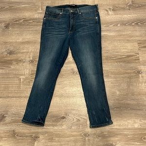Medium wash skinny jeans